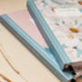 Le Jardin Stone And Aqua Case Bound Notebook, thumbnail 6 of 9