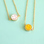 Smiley Face Necklace, thumbnail 3 of 10