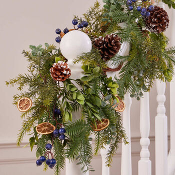 Deluxe Winter Citrus Berry Garland, 3 of 6