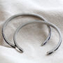 Men's Personalised Cord And Stainless Steel Bangle, thumbnail 10 of 12