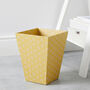 Yellow Collection Luxury Waste Paper Bin, thumbnail 2 of 6
