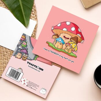 Mushroom Card | Cute Greetings Card, 3 of 4