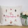 Personalised Christmas Family Cushion, thumbnail 1 of 5