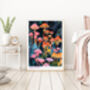 Sweet Mushroom Forest Art Print, thumbnail 3 of 4