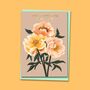 You Are Blooming Wonderful Peonies Gold Foil Card, thumbnail 2 of 2