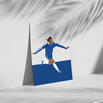 Didier Drogba The Blues Poster, 2 of 3