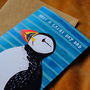 Illustrated Puffin Card For Dad, thumbnail 3 of 4