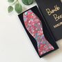 Self Tie Bow Tie In Red Liberty Of London Print, thumbnail 3 of 7