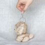 Adorable Plush Animal Keyring – Cat And Dog Bag Charms, thumbnail 9 of 9