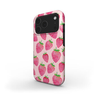 Strawberry Tough Phone Case, 3 of 4