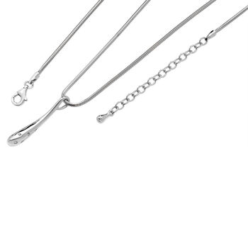 Dipped Short Single Drop With White Topaz, 2 of 3