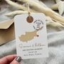 Luggage Tag With Bespoke Map, thumbnail 2 of 3