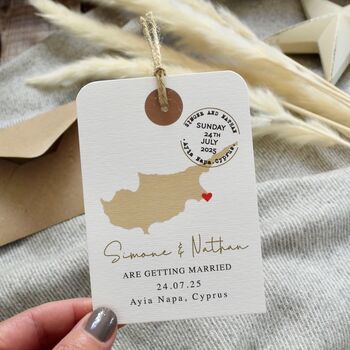 Luggage Tag With Bespoke Map, 2 of 3
