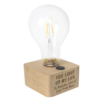 You Light Up My Life Light Bulb Decoration Gift, 2 of 5