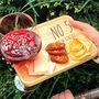 Personalised Home Address Wine And Nibbles Board, thumbnail 1 of 3