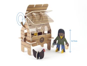 Letterbox Eco Farmyard Pop Out Play Set, 5 of 6