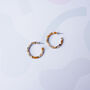 Saffron Slim Midi Hoop Earrings, thumbnail 3 of 6