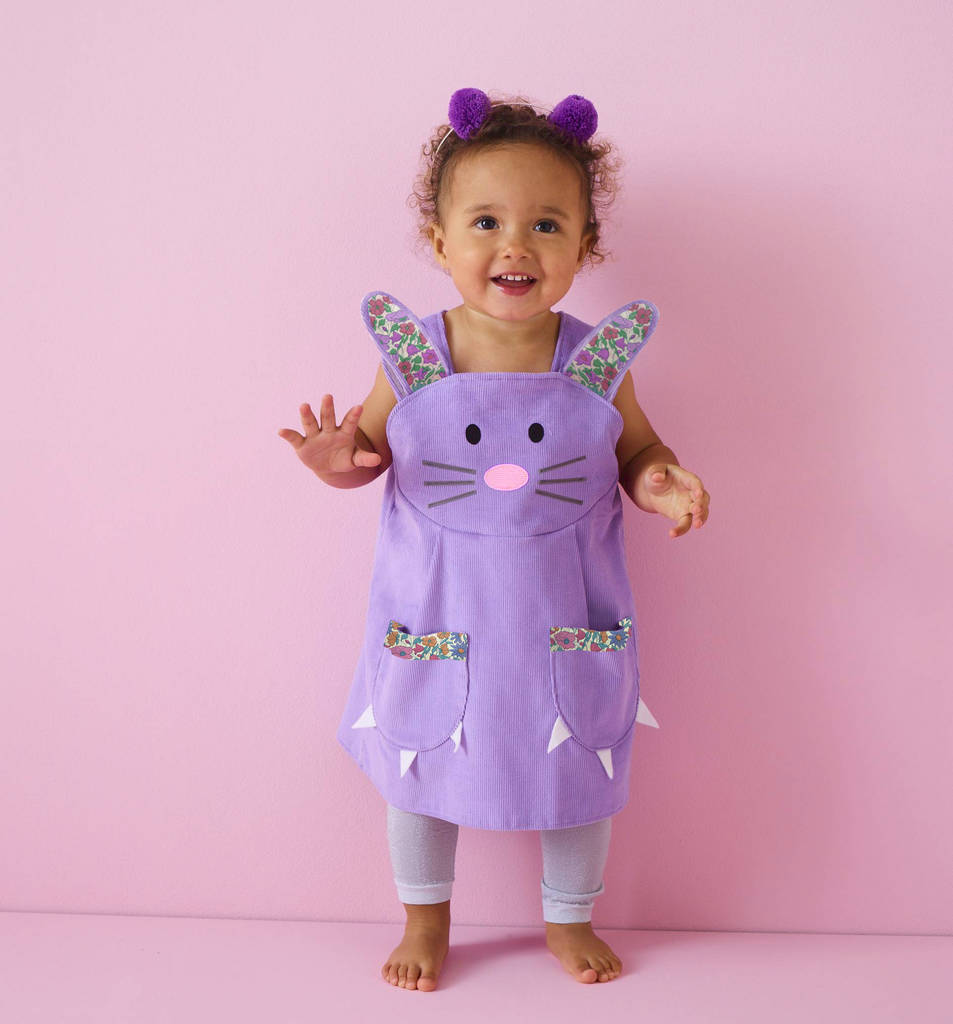 Lavender Baby Bunny Dress, 1 of 6