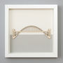 Wooden Tyne Bridge Framed Lasercut, thumbnail 2 of 3