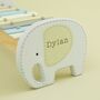 Personalised Elephant Wooden Xylophone 3y+, thumbnail 2 of 4