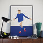 Harvey Barnes Leicester Football Poster, thumbnail 1 of 3