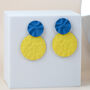 Frosted Clay Glazed Earrings, thumbnail 4 of 7