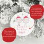 Personalised 1st Christmas As Married Couple Keepsake C, thumbnail 4 of 4