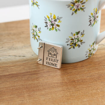 First Home Pewter Keepsake Gift Mini Folding Card, 2 of 6