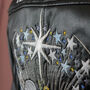Till Death Cropped Skeleton Couple Leather Jacket, thumbnail 3 of 10