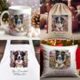 Personalised Border Collie In Christmas Lights, thumbnail 1 of 10
