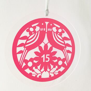 15th Wedding Anniversary Ornament, 3 of 11