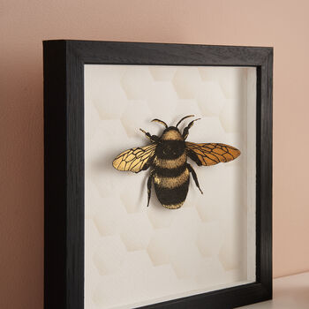 Paper Cut Honey Bee Wall Art Romantic Gift, 6 of 8