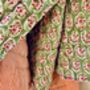 Reversible Indian Block Print Quilt, thumbnail 9 of 11