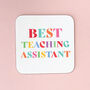 Best Teaching Assistant Bright Mug, thumbnail 2 of 9