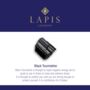 Men's Black Tourmaline And Lava Bead October Birthstone Bracelet, thumbnail 7 of 10