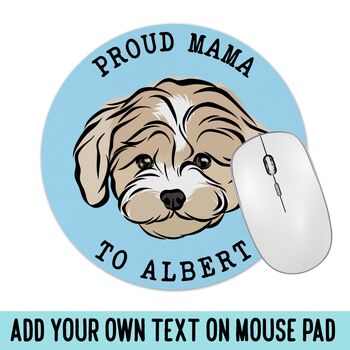 Personalised Maltipoo Mouse Mat, 3 of 5