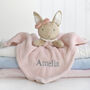 Personalised Bunny With Bow Comforter, thumbnail 2 of 7