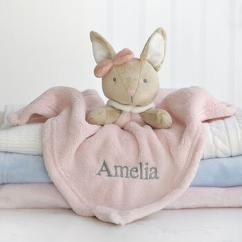 Personalised Bunny With Bow Comforter, 2 of 7
