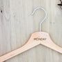 Personalised Wooden Clothes Hangers, thumbnail 1 of 4