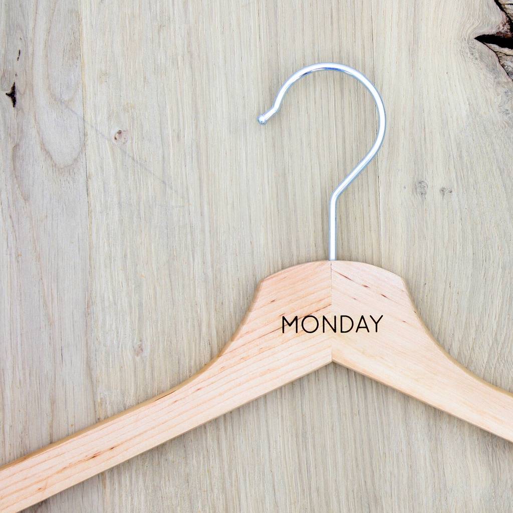 Personalised Wooden Clothes Hangers, 1 of 4