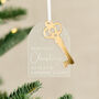 New Home Christmas Decoration With Metallic Key, thumbnail 1 of 2