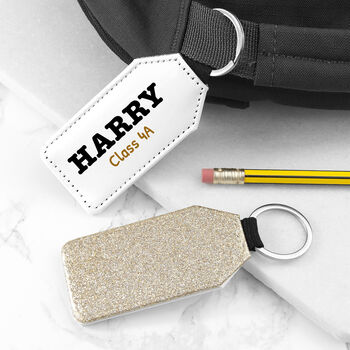 Personalised Glittery School Bag Tag, 5 of 12