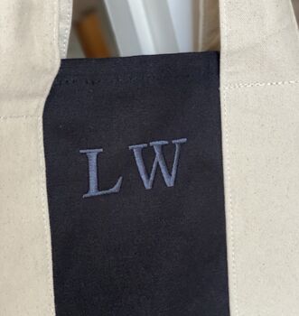 Personalised Canvas Tote Bag With Pocket, 3 of 6