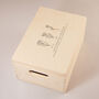 Personalised Birth Flower Memory Box Birthday Gift For Gran, thumbnail 8 of 12