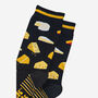 Men's Cheese Board Bamboo Socks Black, thumbnail 4 of 4