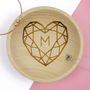 Personalised Jewelled Heart Wooden Jewellery Dish, thumbnail 3 of 7
