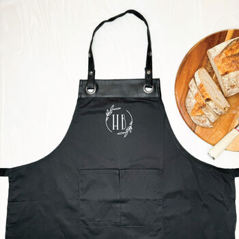 Eucalyptus Monogram Personalised Apron, 2 of 5