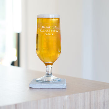Special Message Craft Beer Glass, 3 of 9