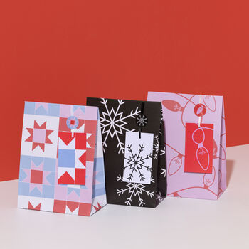 Patchwork | Christmas Gift Bag, 2 of 4