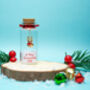 Personalised Christmas Reindeer Tiny Keepsake Bottle Gift, thumbnail 2 of 4